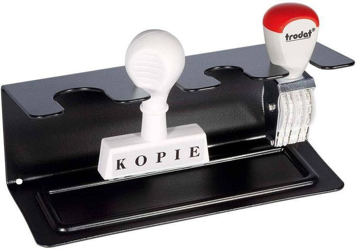 Wedo Porta francobolli 4-fold straight, nero