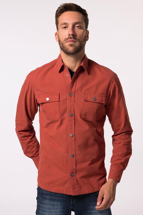Produktbild JP1880 JP 1880 Canvas-Hemd, Langarm, Kentkragen, Modern Fit (8XL)