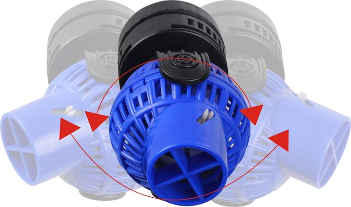 Produktbild SunSun JVP-130 Strömungspumpe 4000 l/h 6 W Aquarium Pumpe 1 Düse Magnethalter