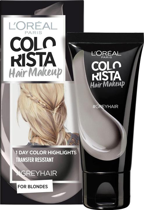 Produktbild L'Oréal Paris L'Oreal Colorista Hair Makeup Temporäre Haarfarbe #GreyHair 30ml (Greyhair)