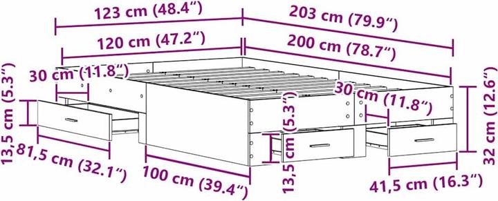 Immagine prodotto vidaXL Letto (160 x 200 cm)