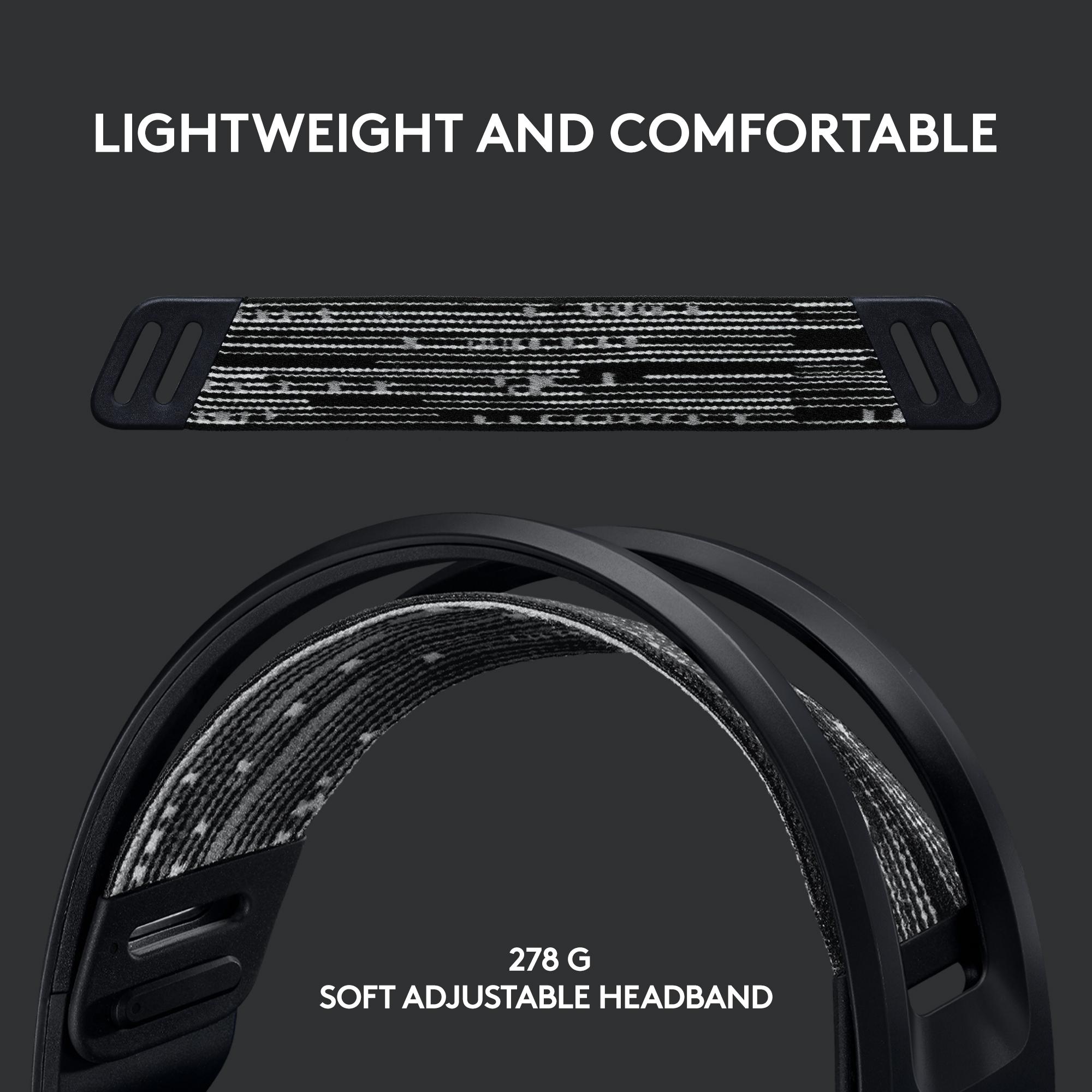 Thumbnail - Logitech G G733 Lightspeed (Kabellos), Gaming Headset, Schwarz