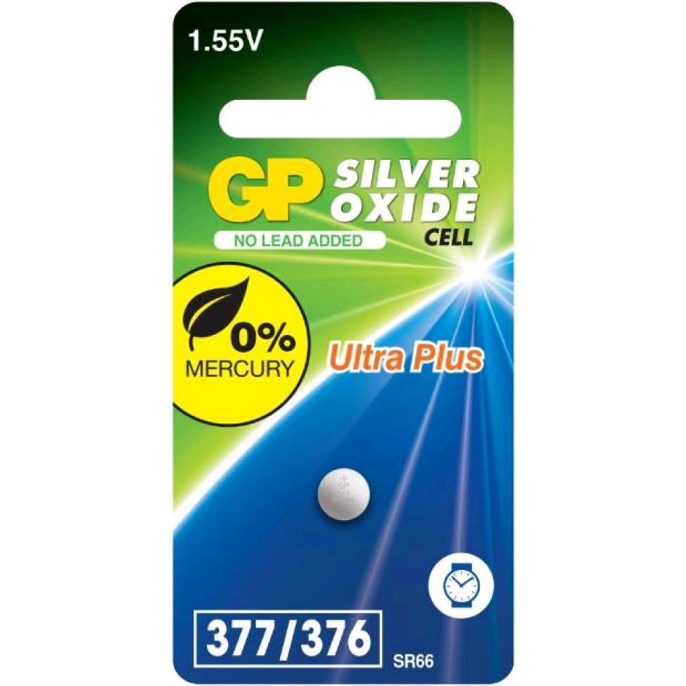 Thumbnail - GP Batteries Silver Oxide Cell 377 Einwegbatterie SR66 Siler-Oxid (S) (1 Stk., SR66, 24 mAh), Batterien + Akkus