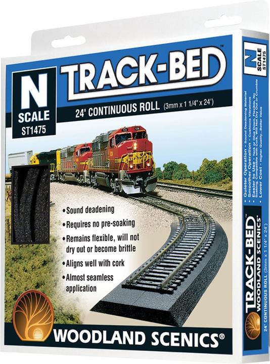 Bachmann Trains N track bed - roll 730X3,2X0,3Cm (Track N)