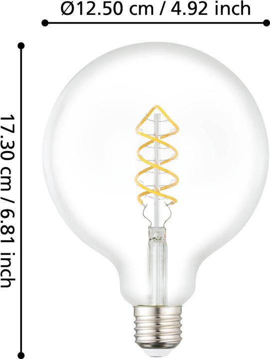 Actual product image EGLO LED bulb E27 (E27, 7.30 W, 806 lm, 1 x, E)