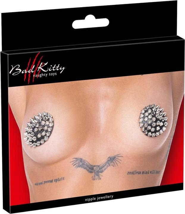 Actual product image Bad Kitty Nipple Stickers Spikes
