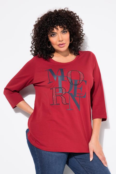 Produktbild Ulla Popken Shirt, Modern, Classic, Rundhals, 3/4-Arm (56)