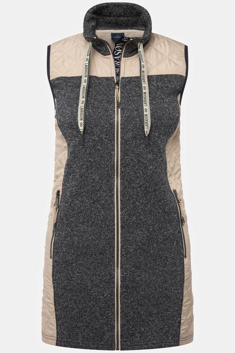 Actual product image Laurasøn Mixed Texture Zip Up Vest (M)