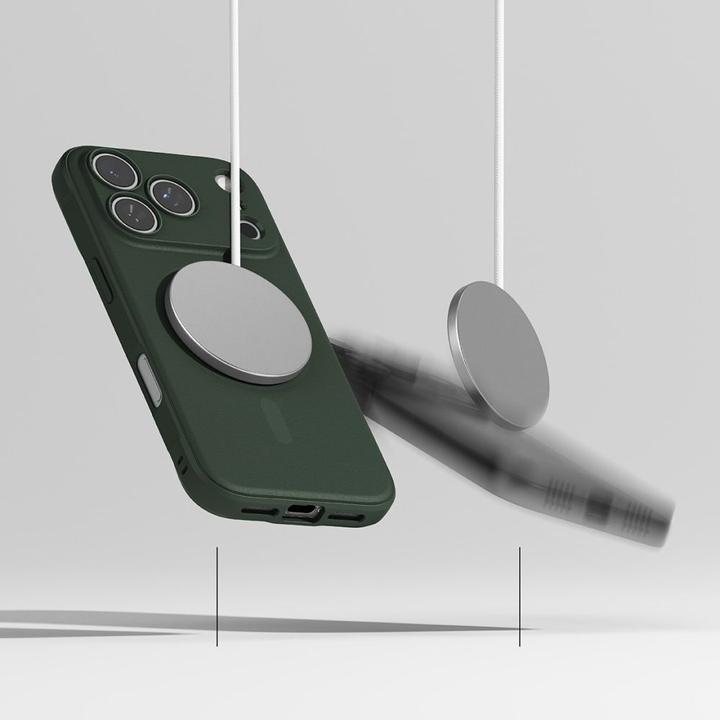 Produktbild Ringke Onyx Magnetic MagSafe Case für iPhone 17 Pro - Grün (Apple iPhone 17 Pro)