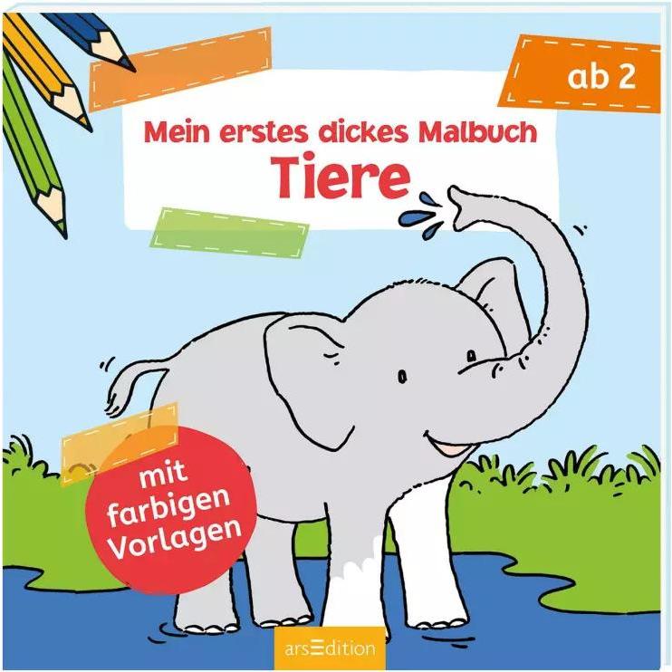 Ars Edition Mein erstes dickes Malbuch