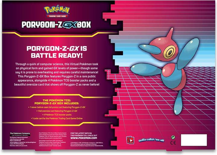 Actual product image Pokémon PKM: Porygon Z GX -E- (English, Booster Pack)