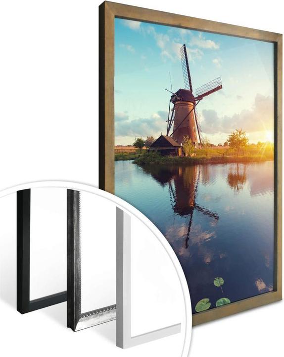 Produktbild Trenddeko Holländische Windmühle (120 x 150 cm)