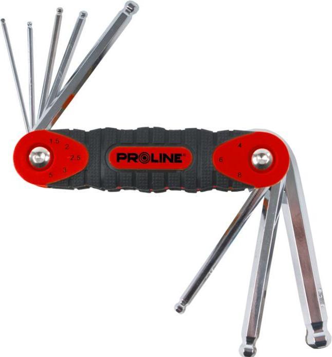 Actual product image Proline Pro-Line hexagon wrench set multifunctional 1.5-8mm with ball 8pcs (48378)