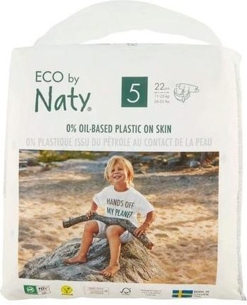 Produktbild Naty Biowindel (Gr. 5, Tragepack, 22 Stück)
