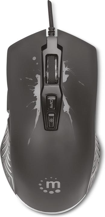 Produktbild Manhattan RGB LED Optische USB-Gaming-Maus (Kabelgebunden)