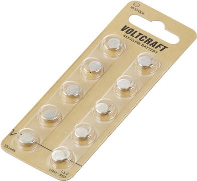 Produktbild Voltcraft Alkaline Battery (10 Stk., LR41, 35 mAh)