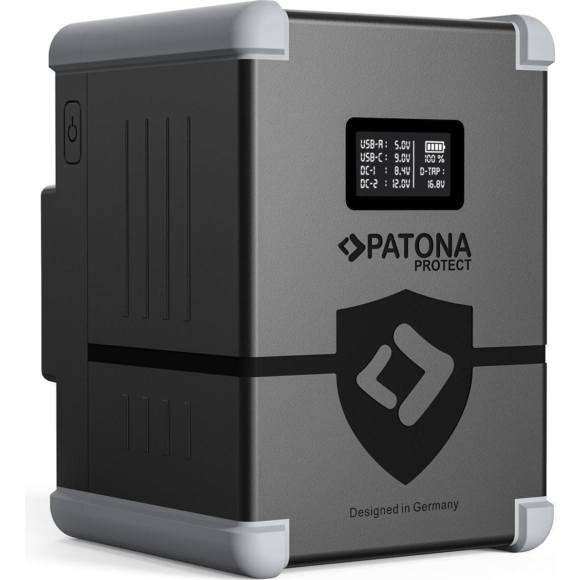 Patona Proteggi il supporto oro G150-PD100 (Batteria della fotocamera), Alimentatore fotocamera, Nero