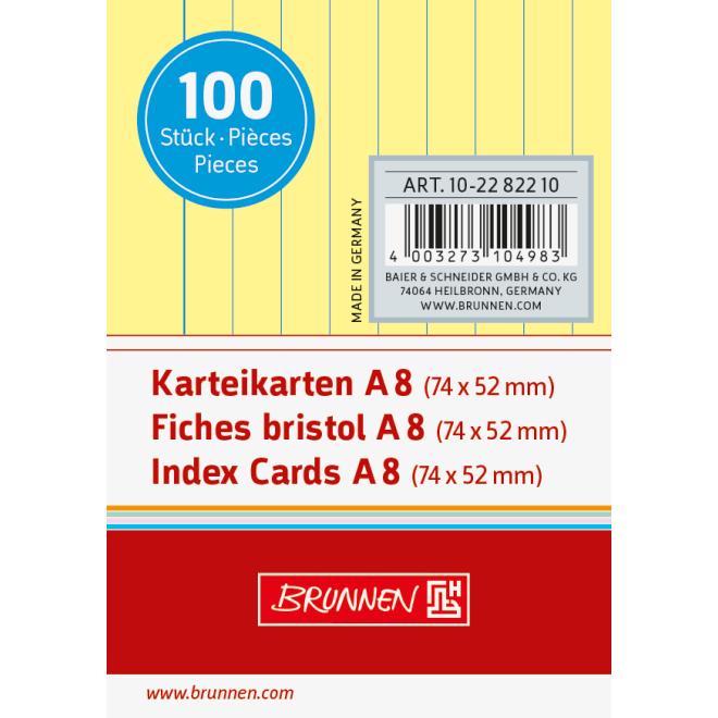 Thumbnail - Brunnen, Karteikarten, KARTEIKAR. LIN /Pà100 (A8, 180 g/m², 100 x)