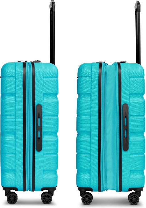 Immagine prodotto Franky Munich 4.0 set di valigie a 4 ruote 3 pezzi con piega elastica (199 l)