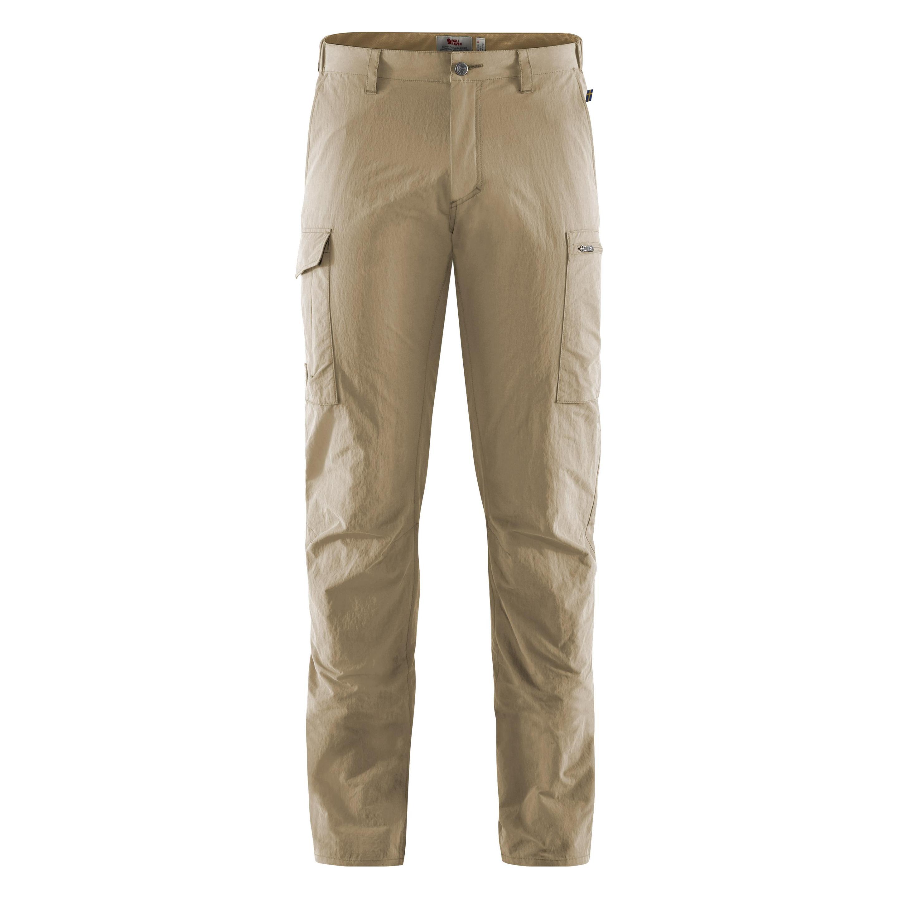 Fjällräven, Herren, Outdoorhose, Travellers Mt (46), Grau, Beige