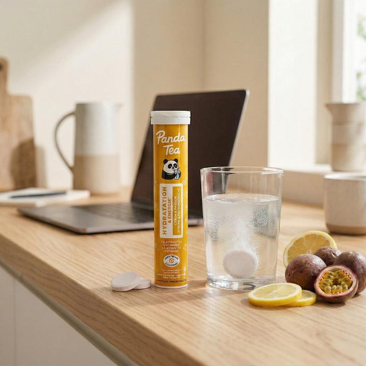 Image du produit Panda Tea Électrolytes - Hydratation et énergie (20 pcs, Comprimé effervescent, 80 g)
