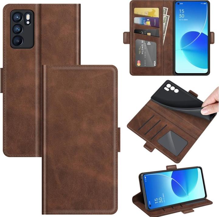 Actual product image Screenguard Oppo Reno6 5G CardLounge Leather Case (Oppo Reno 6 5G)