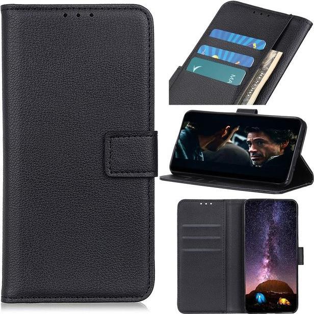 Actual product image MU Classic Litchi Leather Bookcover II Series (Motorola Moto G Pro)
