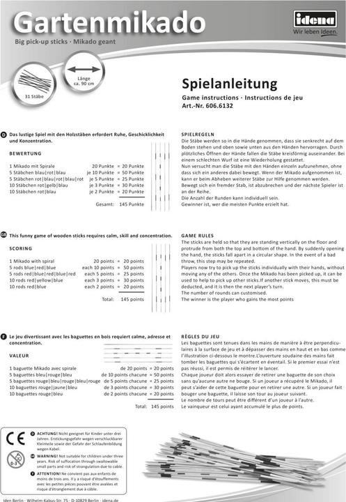 Produktbild Idena Gartenmikado