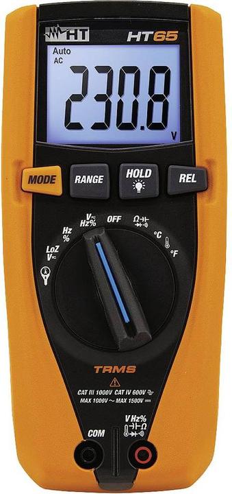 Produktbild HT Instruments Digitales Multimeter (TRMS) für Spannungsmessungen bis 1500 V DC (CAT III 1000V, CAT IV 600V)