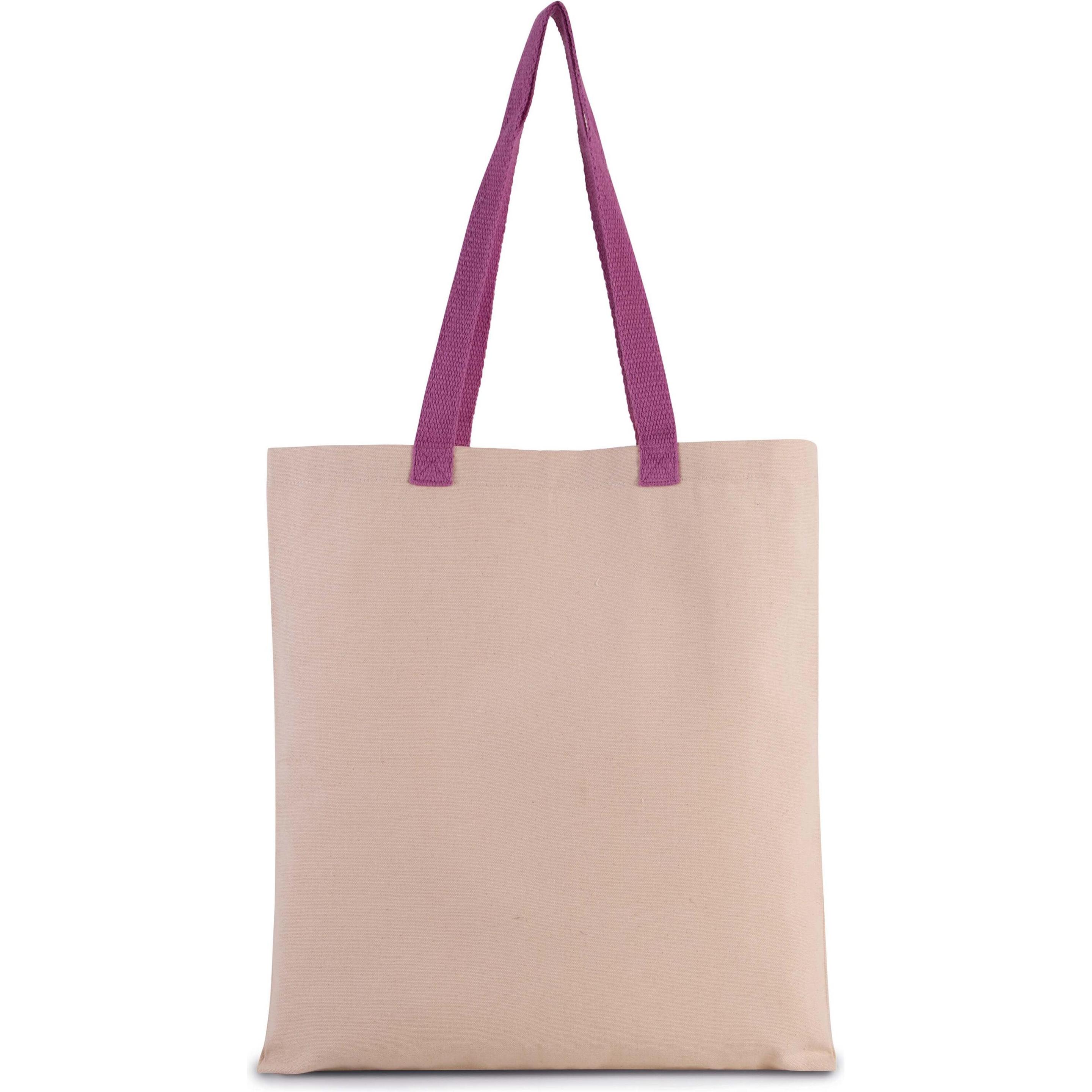 Kimood, Tasche, Shopping Plat en Toile, Beige