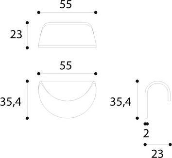 Produktbild Confalonieri Möbelgriffe/Kleiderhaken zum Kleben