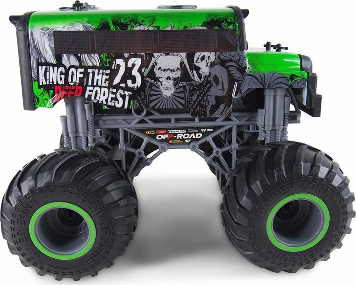 Actual product image Amewi Crazy Schoolbus Electric Brushed Monster Truck 2WD 1:16 RTR green