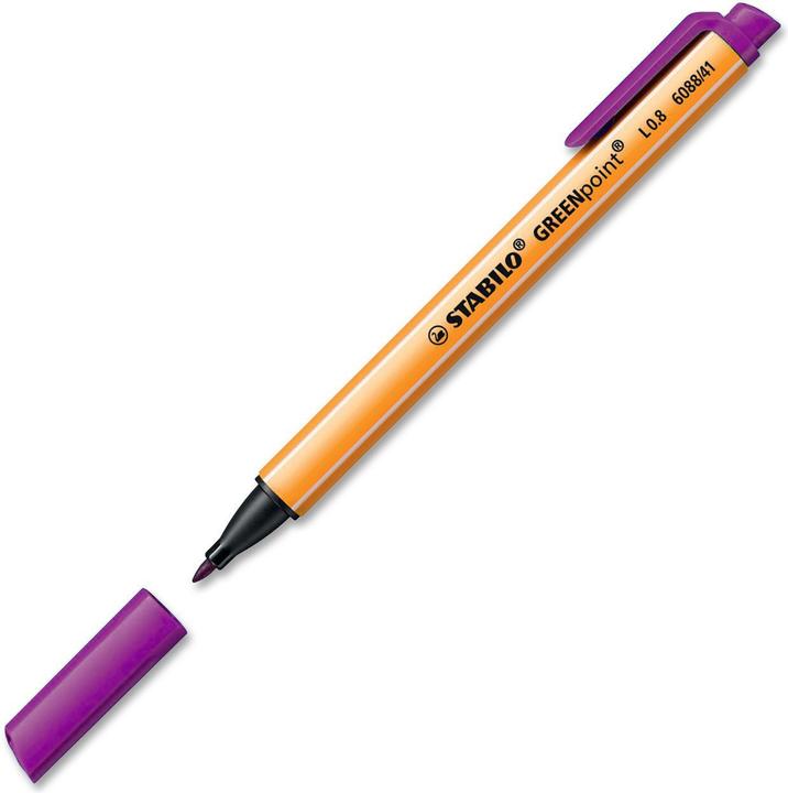 Produktbild STABILO GREENpoint umweltfreundlicher Filzschreiber (Purple, 1 x)