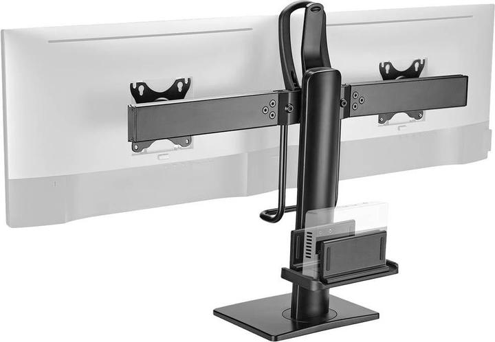 Image du produit myWall Support de table réglable en hauteur pour 2 écrans plats (Tables, 27.01", 6 kg)