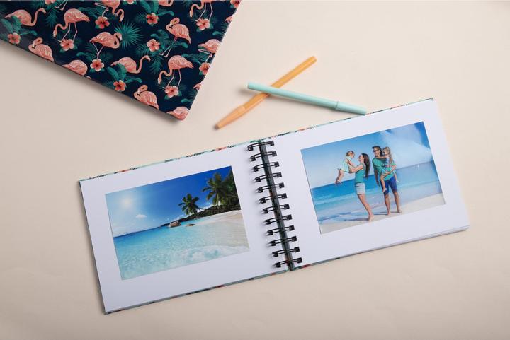 Actual product image Exacompta Wireb album 50p. whi te 32x22cm FLAMINGO (32 x 22 cm)