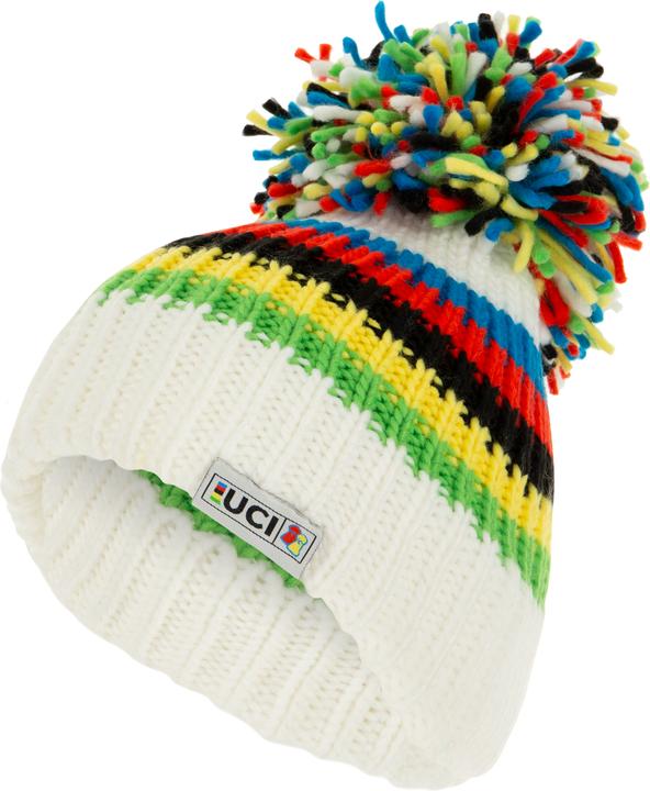 Actual product image Santini Big Bubble Hat UCI Rainbow World Champion