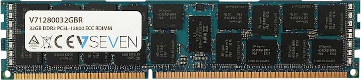 Produktbild V7 32GB DDR3 1600MHZ CL11 REG (1 x 32GB, 1600 MHz, DDR3-RAM, DIMM)