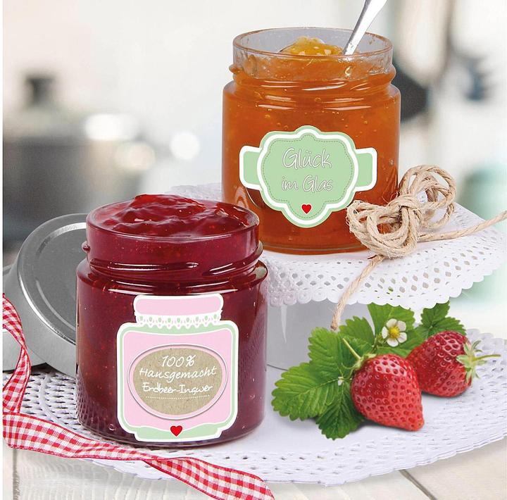 Produktbild Dr. Oetker Gläser-Etiketten (24 Stk.)