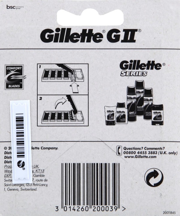Actual product image Gillette G Ii (10 x)
