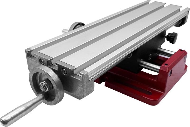 Actual product image Paulimot Aluminium cross table 310 x 90mm, with round column guide