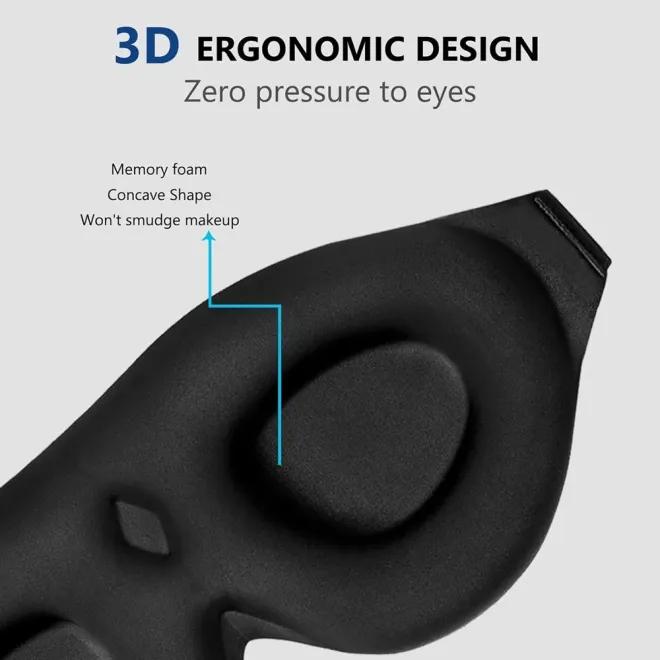 Immagine prodotto Alaska Bear 3D Memory Foam Schlafmaske (Cuscino per testa e collo)