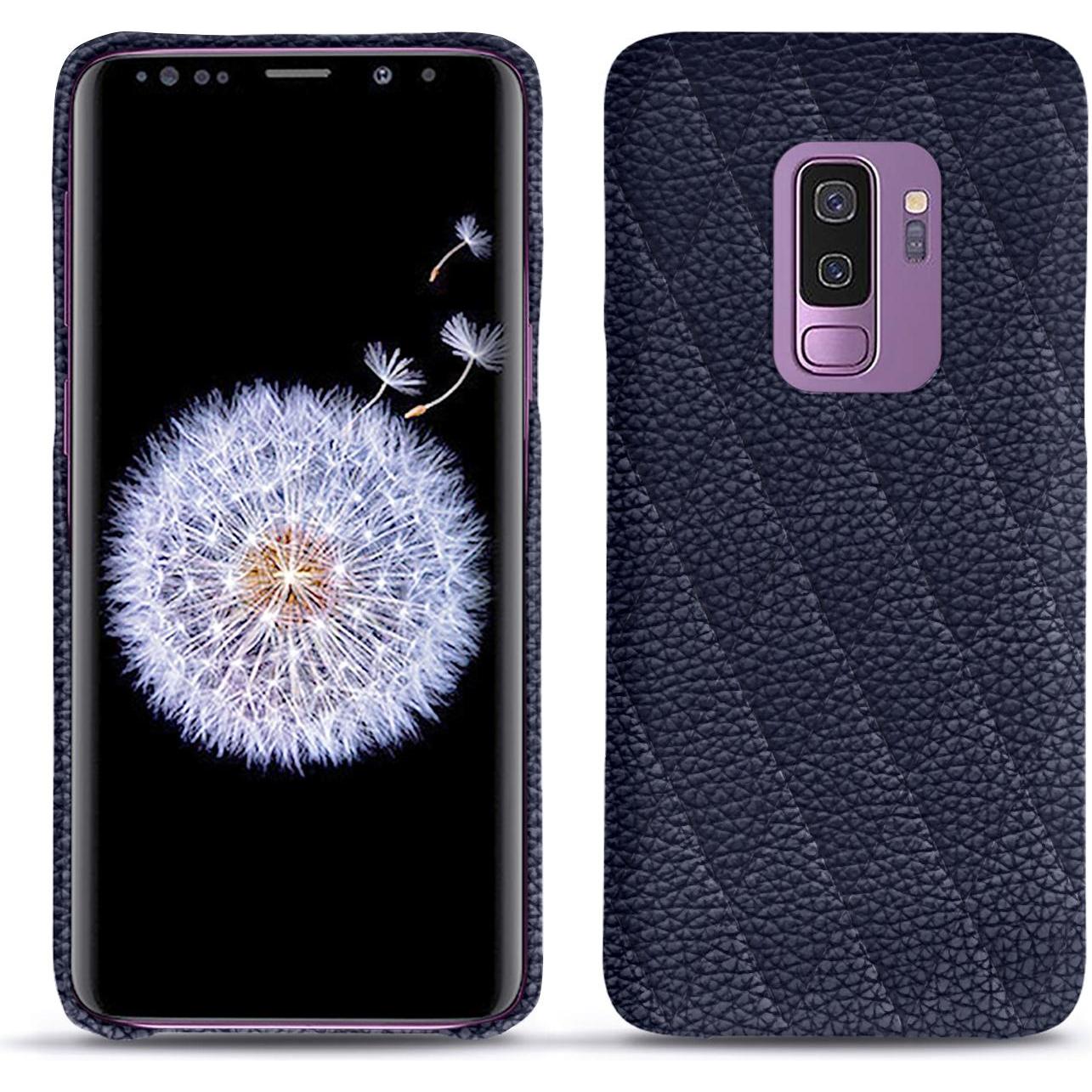 Noreve Lederschutzhülle (Samsung Galaxy S9+), Smartphone Hülle, Violett