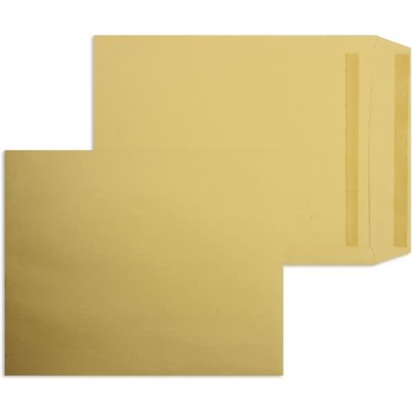 Blanke, Versandtasche + Luftpolstertasche, Versandtaschen 250x305mm 90g/qm selbstklebend VE=250 Stück braun (250 x)