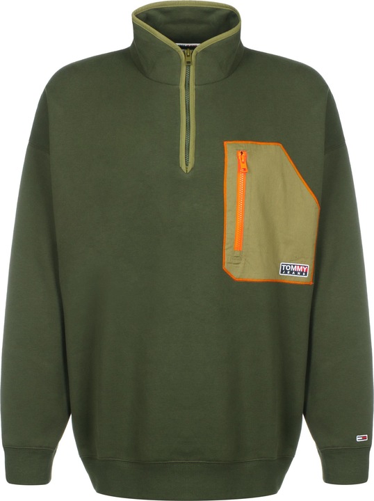 Produktbild Tommy Hilfiger Tommy Jeans Contrast Pocket Zip Mock - 97291 (S)