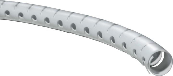 Actual product image HellermannTyton Protective hose longitudinally split 27 mm gray (Cable conduit, 200 cm)