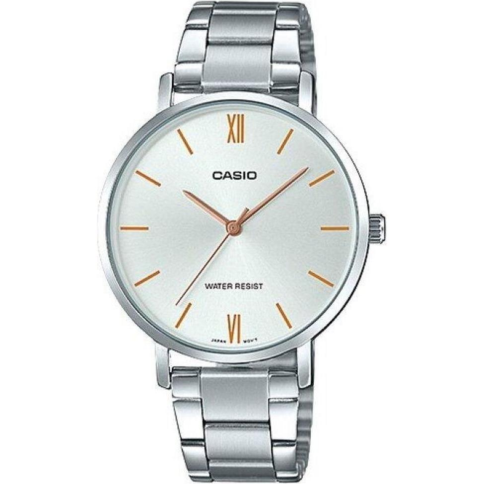 Casio, Armbanduhr, Enticer Lady, Silber, (34 mm)