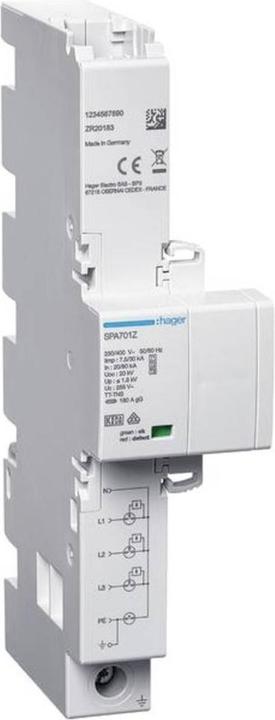 Hager Scaricatore combinato T1+T2+T3 4P SPA701Z Iimp 7,5kA TT/TNS