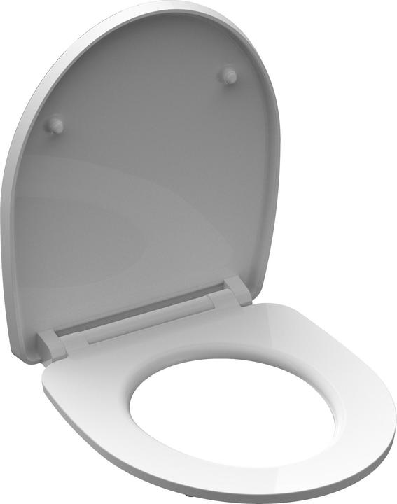 Actual product image Schütte WC seat Duroplast WC seat CRAZY SKULL Soft-close mechanism Quick-release fastener 82586 Skulls