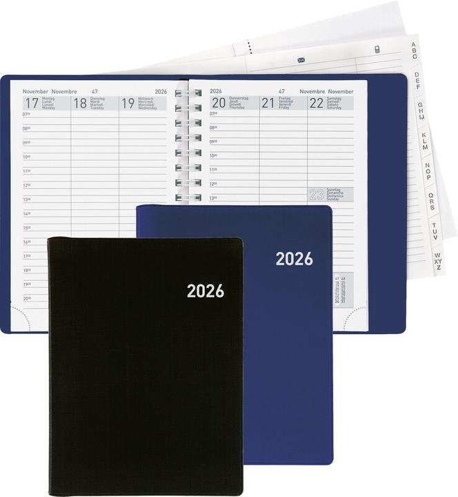 Image du produit Biella Agenda de poche Rex Wire-O (Allemand, Français, Anglais, Italien)