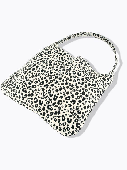 Immagine prodotto Ulla Popken Tasca a tracolla con design leopardato e bottone automatico